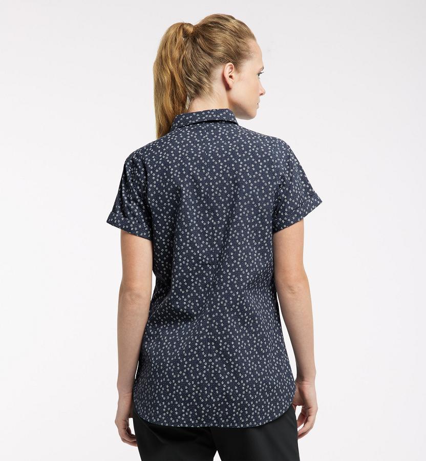 Haglöfs Womens Idun Shirts Blue New Zealand 04562XAHR